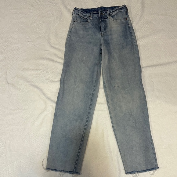 Old Navy Pants - Old Navy Light Blue OG Wide Leg Jeans